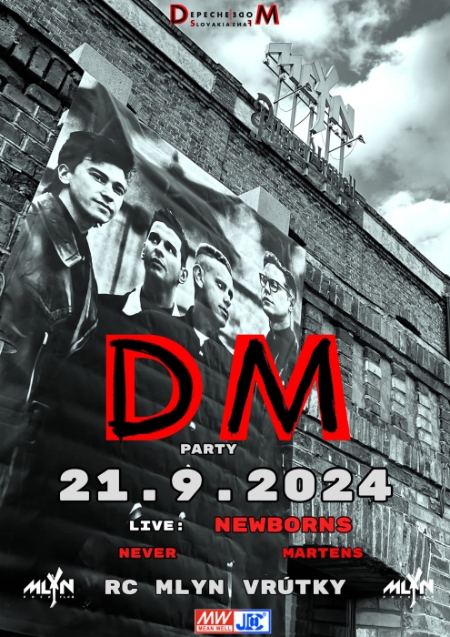 Plakát: Depeche Mode Party, Vrútky, 21.09.2024
