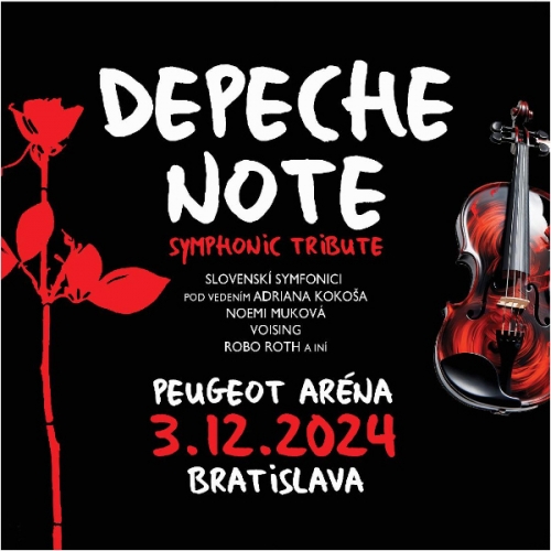 Plakát: DEPECHE NOTE (Symphonic Tribute), 3.12.2024, Bratislava