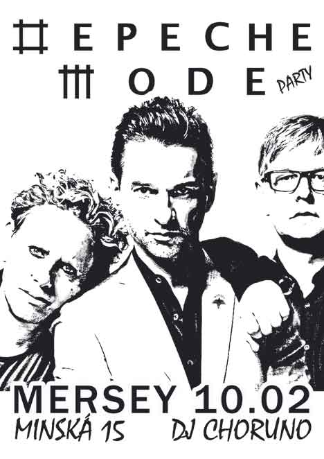 Plakát: Depeche Mode party Brno